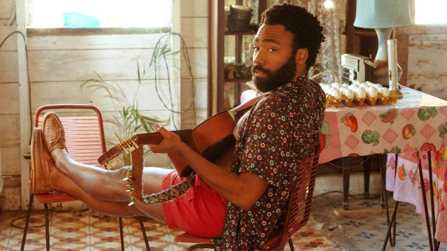 Floral Button Up Shirt worn by Deni Maroon (Donald Glover) in Guava Island