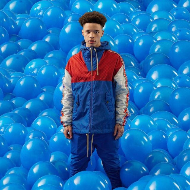 The jacket worn by Lil Mosey on his account Instagram @lilmosey | Spotern