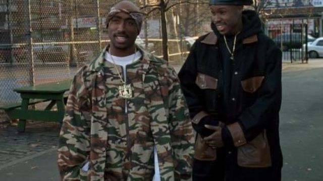 Military shirt blouse worn by Birdie (Tupac Shakur) in Above the Rim