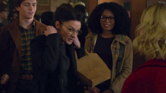 Tan Floral Jacket worn by Rosalind Walker (Jaz Sinclair) in Chilling Adventures of Sabrina (S01E01)
