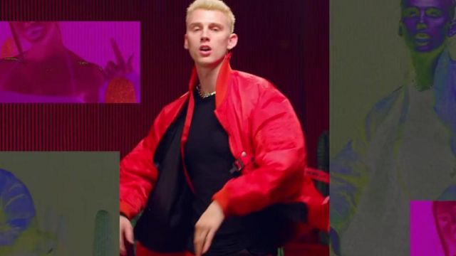 Red jacket worn by Machine Gun Kelly in his The Break Up music video