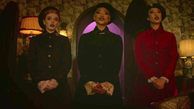 Tati Gabrielle of The Chilling Adventures of Sabrina Wore Two