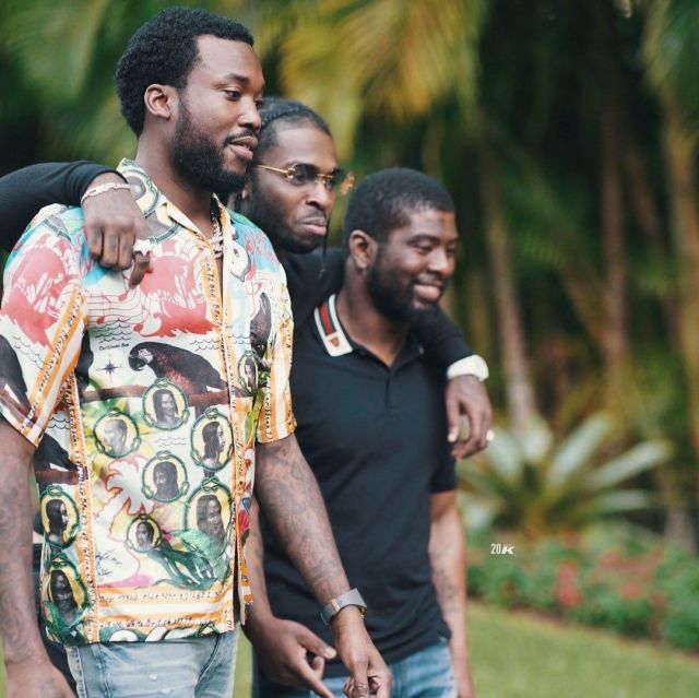 Dior X Denim Tears Relaxed Fit Logo T-Shirt worn by Meek Mill on his  Instagram account @meekmill