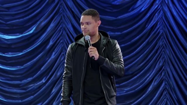 Hooded jacket worn by Trevor Noah in Trevor Noah - Most Viewed Videos of 2019