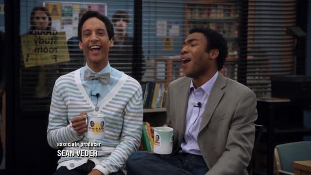 Striped Cardigan worn by Abed Nadir (Danny Pudi) in Community (S01E20)