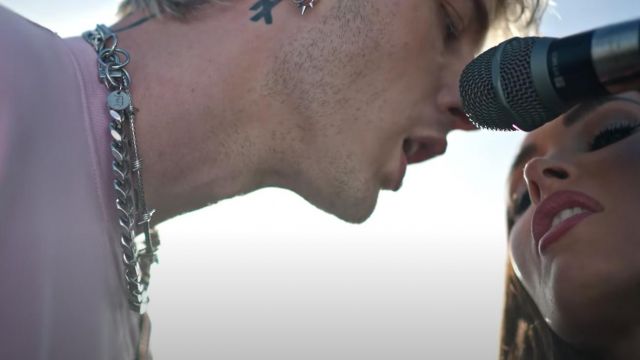 Dalmata de la Chaîne d'Nekclace porté par Machine Gun Kelly en Bloody Valentine Officiel de la Musique de la Vidéo