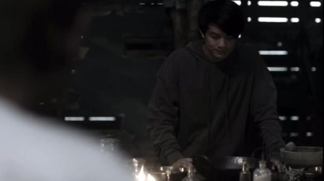 Grey hoodie worn by Apocalypse world Kevin Tran (Osric Chau) in Supernatural (S13E07)