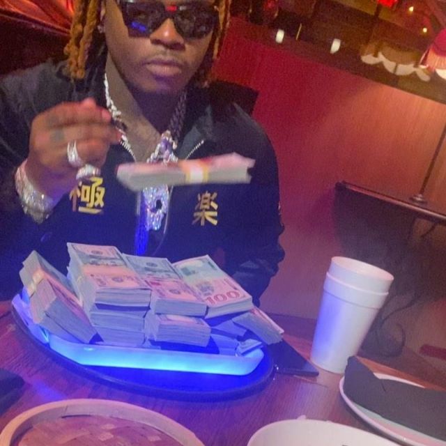 The shirt worn by Gunna on his account Instagram @gunna