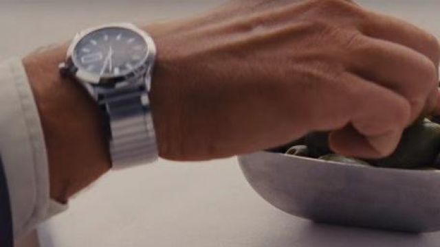The watch worn by Jordan Belfort (Leonardo DiCaprio) in the Halkidiki scene with Matthew McConaughey from the movie The Wolf of Wall Street