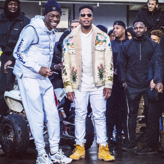 The jacket worn by the young man on the left (white ralph lauren jacket ...