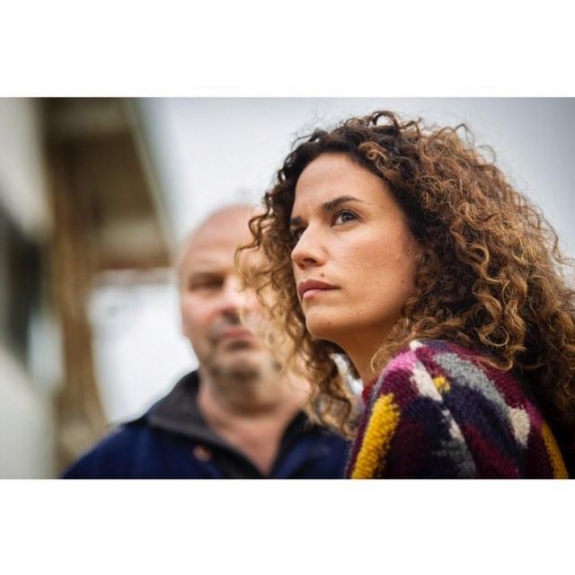 Bomber wool of Barbara Cabrita on the account Instagram of @barbaracabrita
