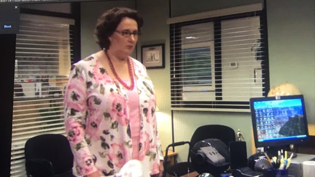 Floral Cardigan worn by Phyllis Vance (Phyllis Smith) in The Office (S06E25)