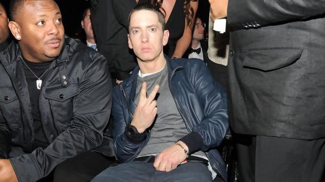 Leather jacket of Eminem in Grammy Awards