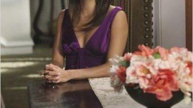 Purple top worn by Gabrielle Solis Eva Longoria in Desperate Housewives