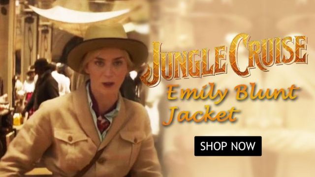 Lily Houghton Jungle Cruise Emily Blunt Jacket worn by Lily Houghton (Emily Blunt) in Jungle Cruise