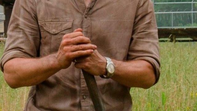 Montre kenneth cole portée par Rick Grimes portée par Rick Grimes Andrew Lincoln dans la série The Walking Dead