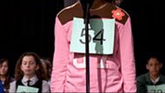 A pink and brown long-sleeved shirt with a flower in the top right corner used by Akeelah Anderson (Keke Palmer) in Akeelah and the Bee