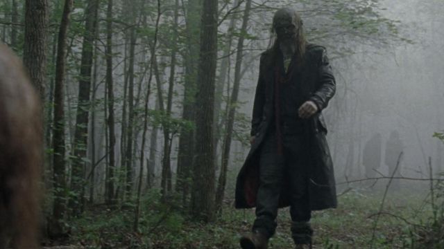 Manteau de cuir de Beta (Ryan Hurst) dans The Walking Dead (S10)