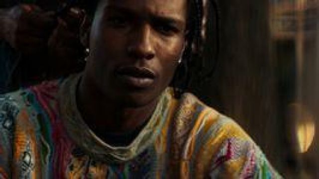 Multicolored sweater of William King (A $ AP Rocky) in The Monster