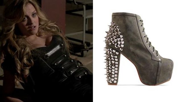Jeffrey Campbell Spiked Lita worn by Erica Reyes (Gage Golightly) in Teen Wolf (S02E04)