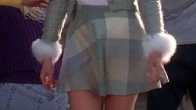 The green skirt  worn by Cher /Alicia Silverstone in Clueless