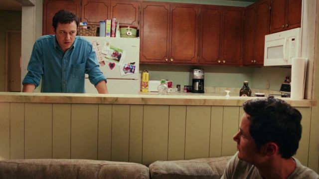 Denim shirt worn by Josh Corman (Joseph Gordon-Levitt) as seen in Mr. Corman (S01E01) TV series