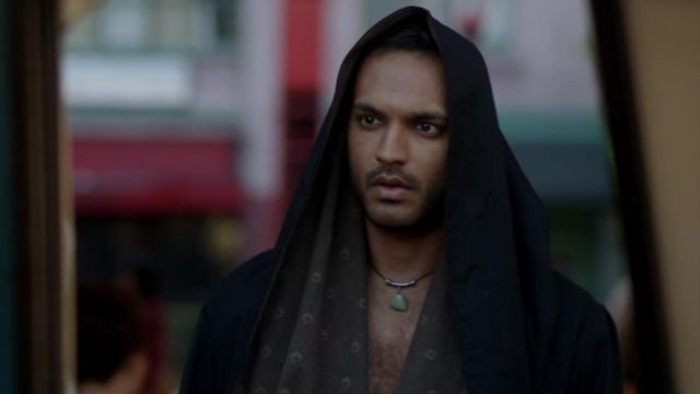 Hooded coat worn by William 'Penny' Adiyodi (Arjun Gupta) as seen in The Magicians TV series outfits (S01E03)