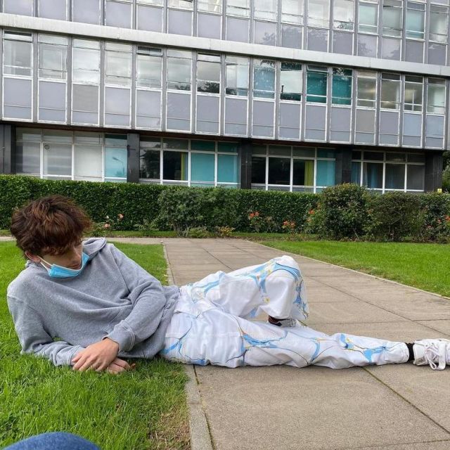 Pants worn by Timothée Chalamet  on his Instagram account @tchalamet
