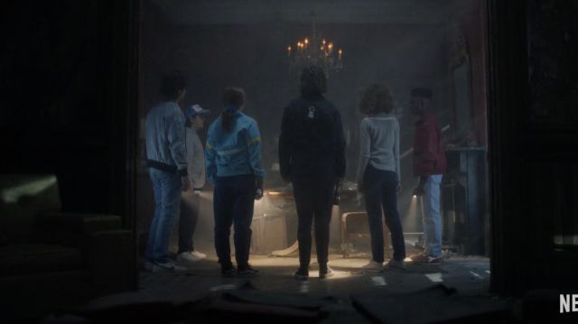 Sneakers worn by Lucas Sinclair (Caleb McLaughlin) as seen in Stranger Things TV series outfits from Season 4