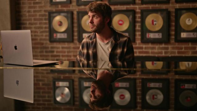 Plaid Flannel Button Down Shirt worn by Joe Kimbreau (James Wolk) as seen in Ordinary Joe TV series Outfits (Season 1 Episode 4)