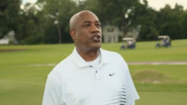 Nike White Golf Polo Shirt worn by Teddy Franklin (Joe Morton) as seen in Our Kind of People TV series outfits (Season 1 Episode 4)
