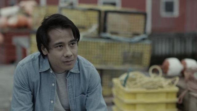 Denim Button Down Shirt worn by CJ Lam (David Huynh) as seen in The Sinner TV show outfits (S04E02)