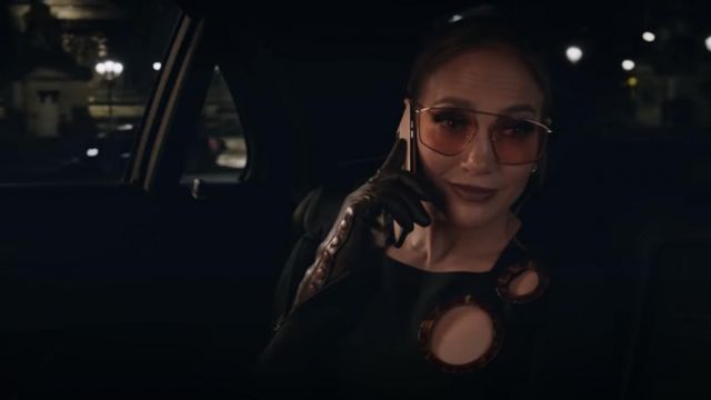 JLo's sunglasses style in the movie "Marry Me"