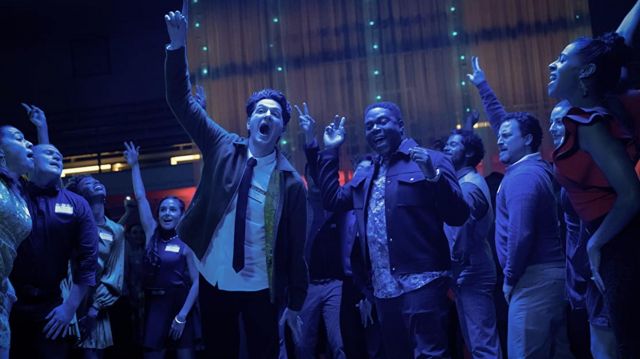Jacket worn by Yasper (Ben Schwartz) as seen in The Afterparty TV series outfits (Season 1 Episode 3)