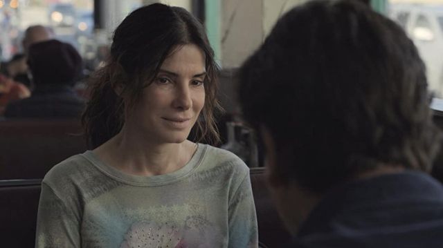 Printed T-shirt worn by Ruth Slater (Sandra Bullock) as seen in The Unforgivable movie outfits