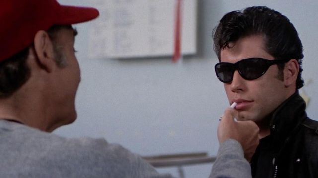 The black sunglasses of Danny (John Travolta) in the movie Grease