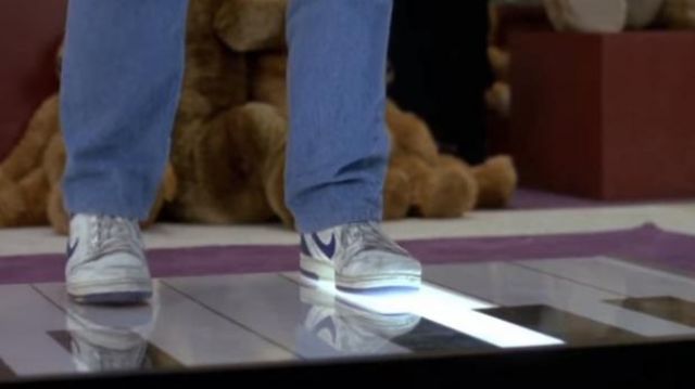 The pair of Nike Air Force White and Blue worn by Josh Baskin (Tom Hanks) in the movie Big