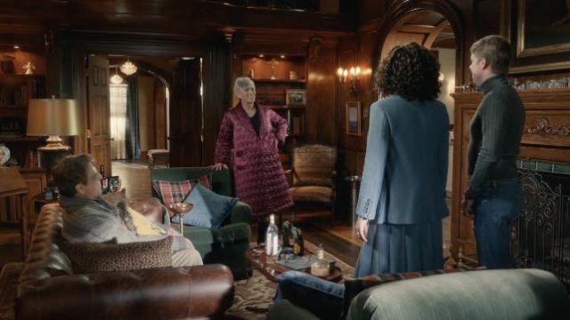 Purple Dressing Gown worn by Junior (Eric Roberts) as seen in The Righteous Gemstones (S02E02)