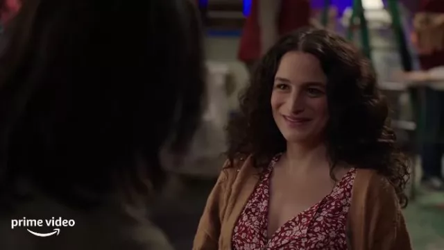 Floral Printed Dress worn by Emma (Jenny Slate) as seen in I Want You Back  movie outfits