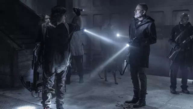 Boots worn by Negan (Jeffrey Dean Morgan) as seen in The Walking Dead TV show wardrobe (Season 11 Episode 1)
