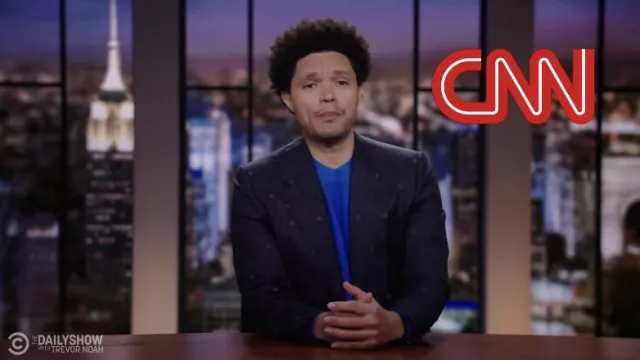 Suit Blazer Jacket worn by Trevor Noah as seen in The Daily Show with Trevor Noah on February 2nd, 2022