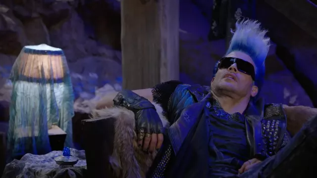 Black Sunglasses worn by Hades (Cheyenne Jackson) as seen in Descendants 3 movie outfits