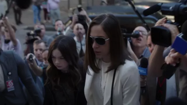 Aviator Sunglasses worn by Lynn Roy (Chloë Sevigny) as seen in The Girl From Plainville TV series wardrobe (Season 1)