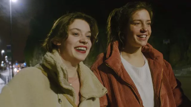 The corduroy jacket worn by Cassandre (Adèle Exarchopoulos) in the film Nothing to fuck