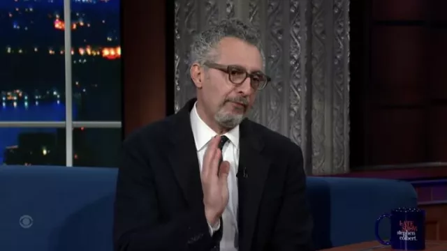 Eyeglasses worn by John Turturro as seen in The Late Show with Stephen Colbert