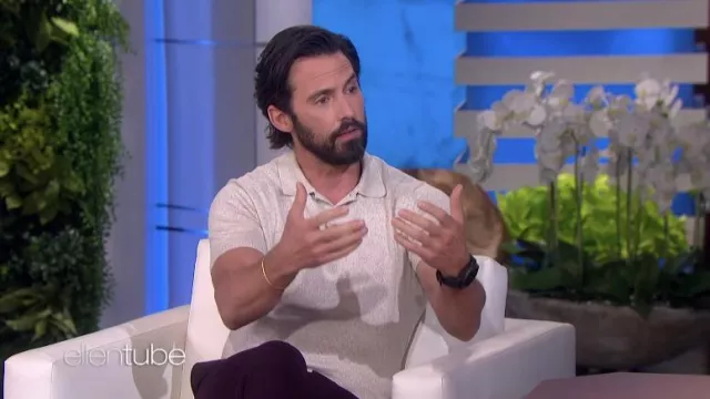 Polo shirt worn by Milo Ventimiglia as seen in The Ellen DeGeneres Show
