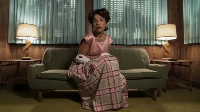 Plaid Skirt worn by Charlotte Wells (Sophie Okonedo) as seen in Ratched TV show (Season 1)