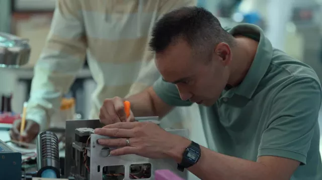 Casio Digital Watch worn by Edmond Ku (James Hiroyuki Liao) as seen in The Dropout (S01E02)