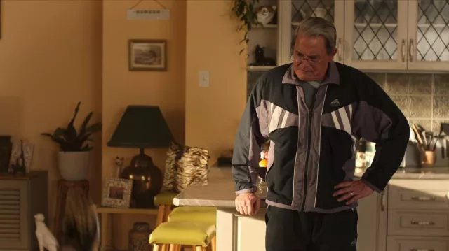 Adidas tracksuit worn by Howard Baskin (Kyle MacLachlan) as seen in Joe vs Carole TV series outfits (Season 1 Episode 4)