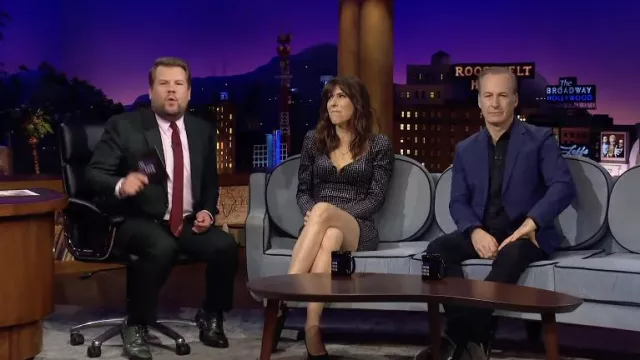 Sequin Dress worn by Edi Patterson as seen in The Late Late Show with James Corden on March 9, 2022